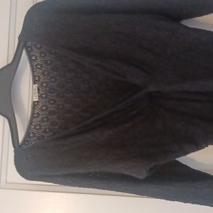Black  lacy sweater